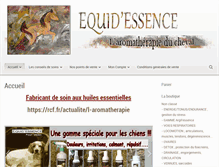 Tablet Screenshot of equidessence.com